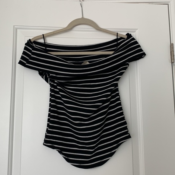 Free People Off the Shoulder Tee - Picture 2 of 2